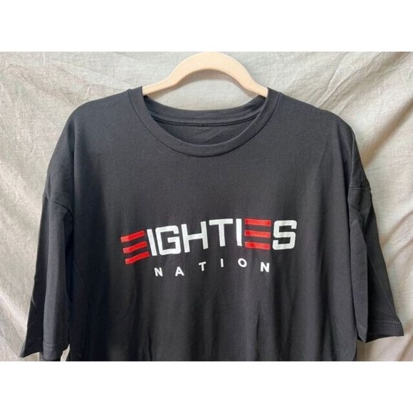 Eightes Nation Shirt Adult 3XL Black Short Sleeve Pullover Logo Tee Mens - Picture 2 of 9